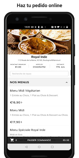 Android application Royal Inde screenshort