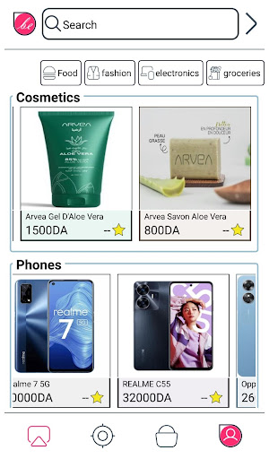 Android application Be Shopping screenshort