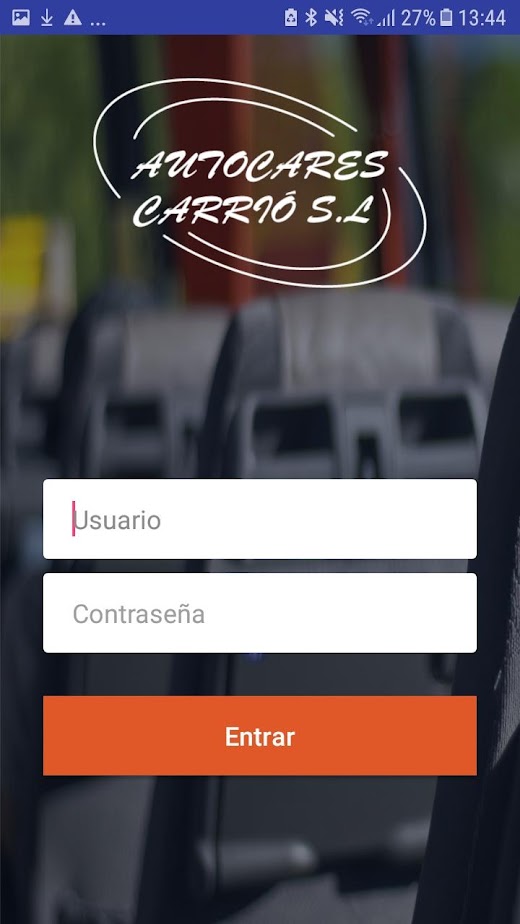 Android application Carrió Pasajeros screenshot