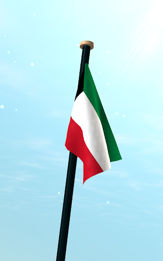 Kuwait Flag 3D Free Wallpaper