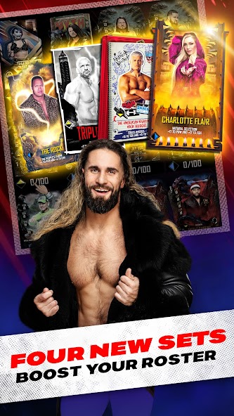 WWE SuperCard - Battle Cards‏ 4.5.0.9245669 APK + Mod (Unlimited money) إلى عن على ذكري المظهر