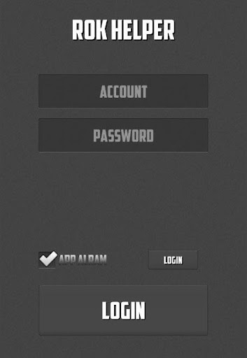Android application ROKHelper screenshort