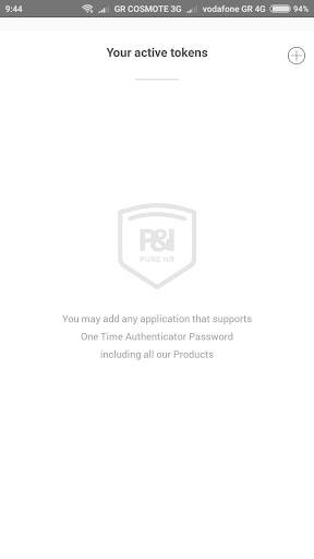 Android application P&I Authenticator screenshort