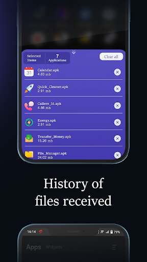 Screenshot of Bluetooth APK / App Sender