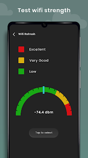 Wifi Refresh & Signal Strength Schermata