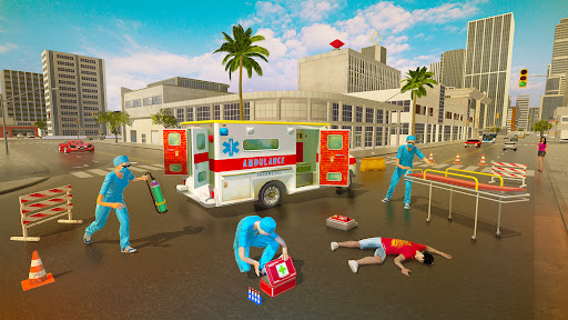 Emergency Superhero Rescue Mission-Ambulance Games 1.0.9 screenshots 2