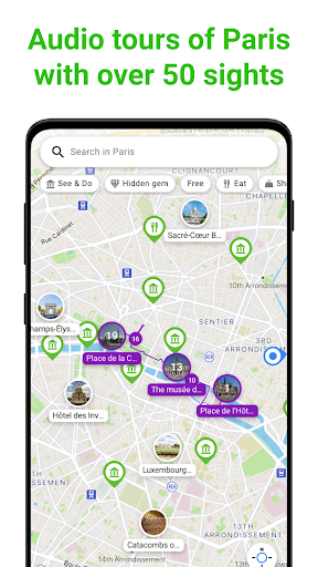 Android application Paris Tour Guide:SmartGuide screenshort