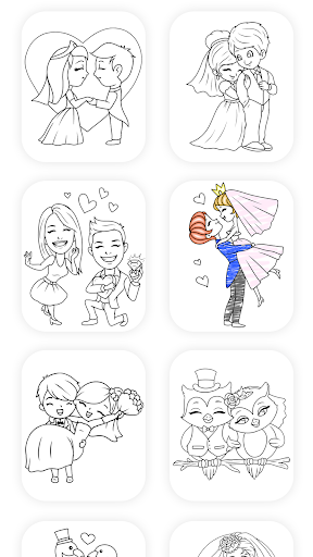 Princess Wedding Coloring Game Screenshot 2 - AppWisp.com