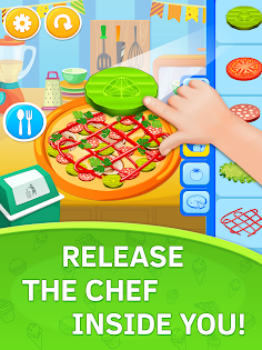 Baby Kitchen. Pizza chef free - Screenshot 4