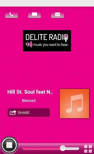 Android application Delite Radio screenshort