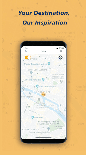 Monii Cab Driver App Screen 2
