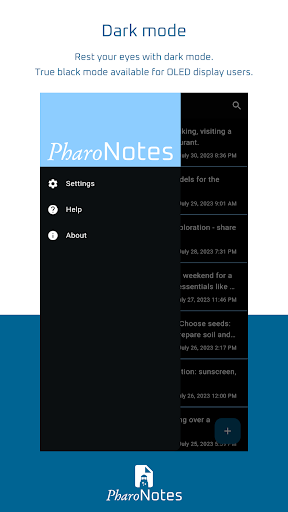 PharoNotes - Plain Text Notes Screen 3