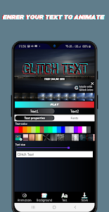 Glitch Intro Maker