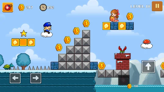 Super Dan's World - Run Game