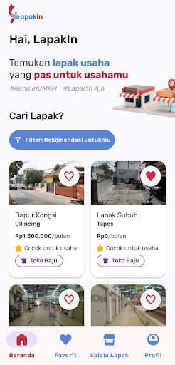 Android application LapakIn screenshort