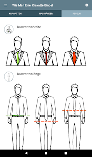 Enzyklopädie der Krawatten Bildschirmfoto