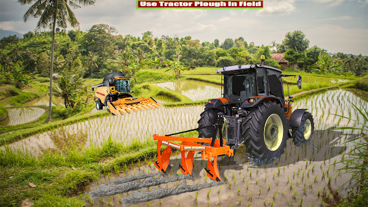 Fahrt Traktor Landwirtschaft