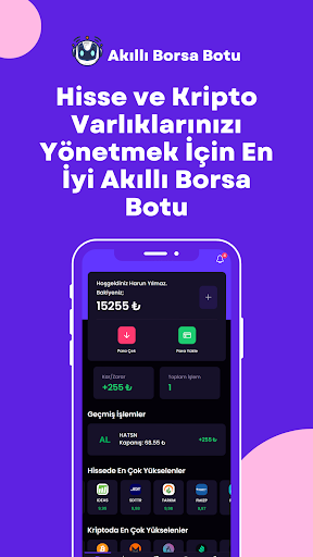 Android application Akıllı Borsa Botu - Yapay Zeka screenshort