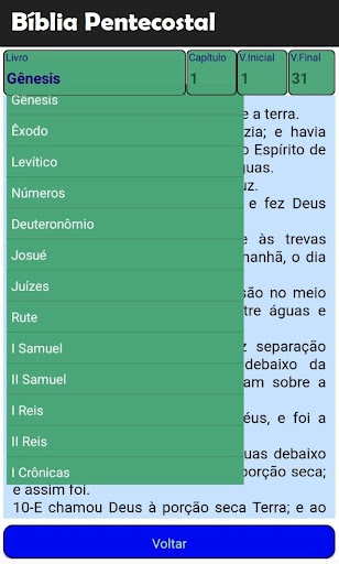 Android application Bíblia Pentecostal screenshort