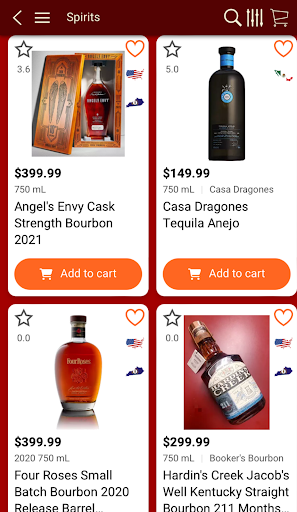 Android application Eye Street Cellars screenshort