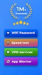 screenshot of WiFi Password: VPN, Speed Test