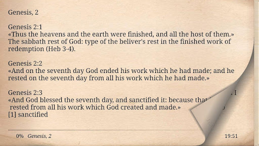 Screenshot of Scofield Study Bible