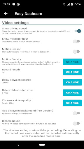 Easy Dashcam App Screenshot 4 - AppWisp.com