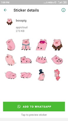 WASticker cute pigsのおすすめ画像3