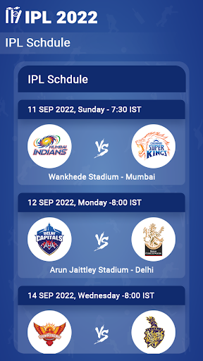 IPL Fixture 2022