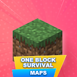 Cover Image of Download One Block Survival Maps for Minecraft PE 1.0 APK