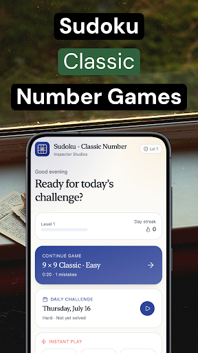 Sudoku - Classic Number Games Capture d'Écran du Jeu Android 1
