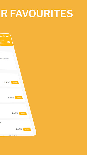 Android application Newcastle Eats Delivery screenshort