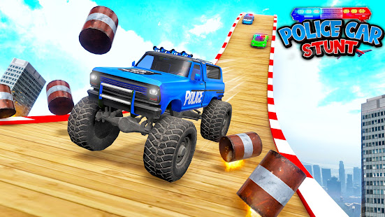 Crazy Police Car Stunt Games  Screenshots 14