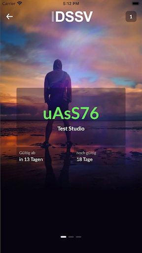 DSSV Gasttraining Screen 3