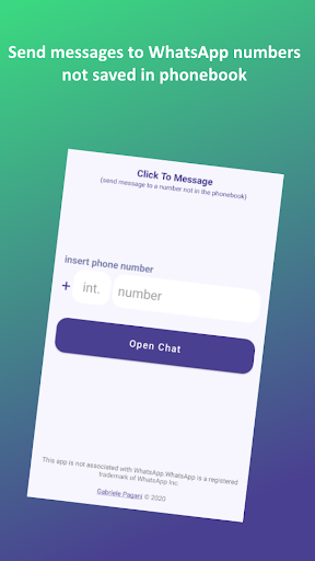 Click To Message Screen 3