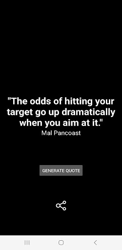 Android application Motivational quotes generator screenshort