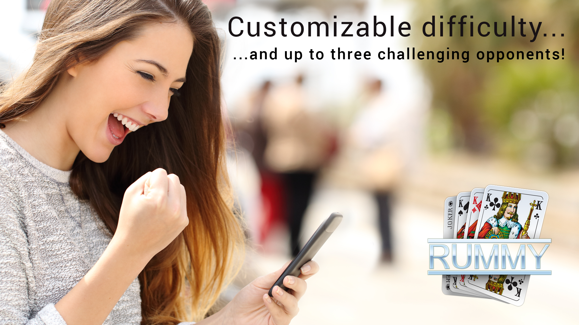 Android application Rummy - offline card game screenshort