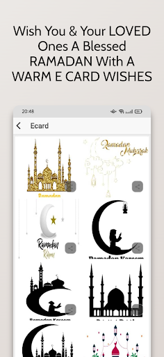 Ramadan Mubarak Muslim Cards Screen 2