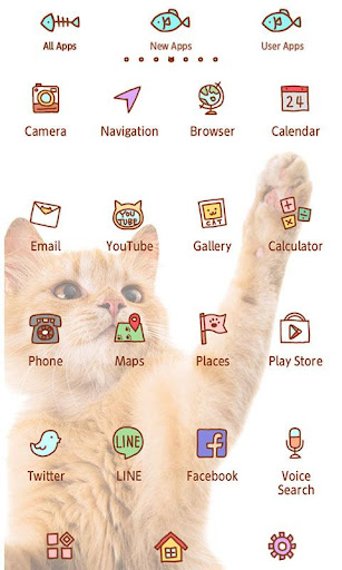 Cute wallpaper-Playful Cat- Screen 2