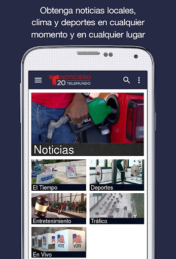 Android application Telemundo 20 Noticiero screenshort