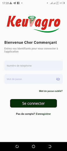 Android application Keuvagro Vendeur screenshort