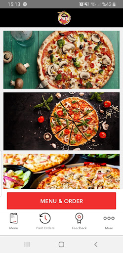 Android application Rios Pizza screenshort