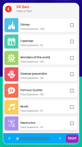 Screenshot 21 GK Quiz General Knowledge App android