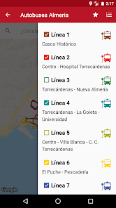 Screenshot 4 Autobuses de Almería android
