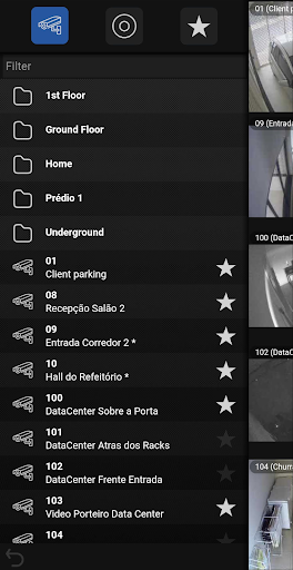 Digifort Mobile Client Screen 2