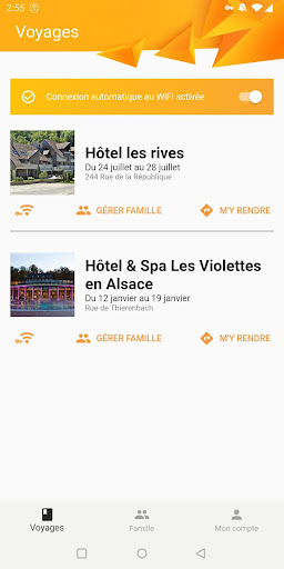 Android application AccessGuest screenshort