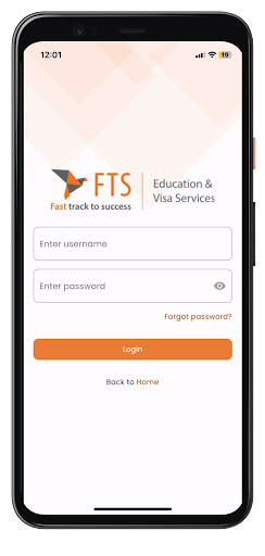 FTS Education & Visa Services Screen 2