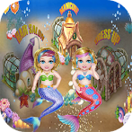 Makeup and dressing mermaid