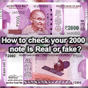 How To Check New 2000 Note Fake