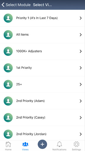 LuxorCRM Screen 2